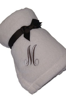 Cream baby blanket