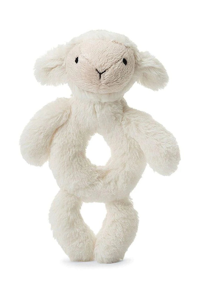 jellycat, bashful lamb ring rattle, jellycat retailer, baby gift