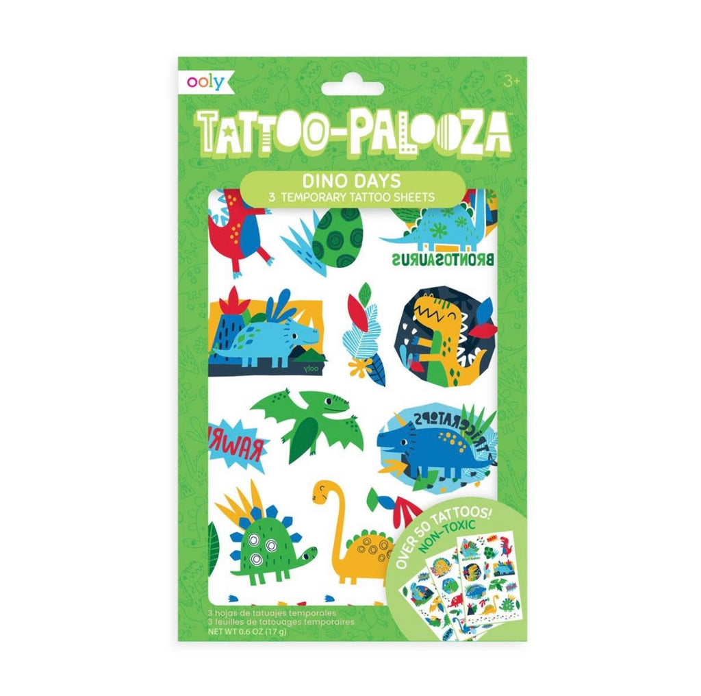 ooly, tattoo palooza, dinosaur temporary tattoos, best baby boutique, stocking stuffers for kids