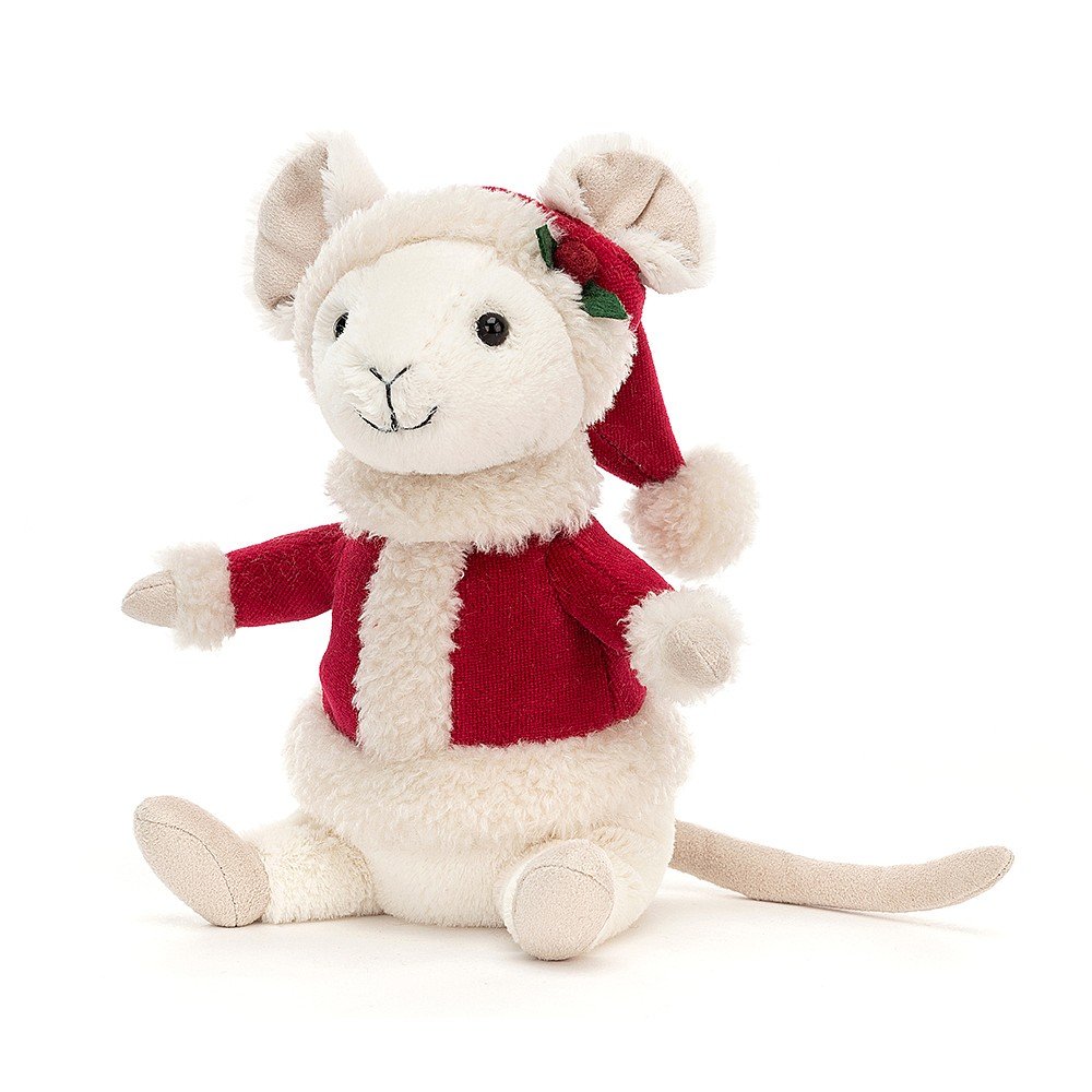 merry mouse, jellycat, christmas plush, jellycat retailet, beat baby boutique, baby gift
