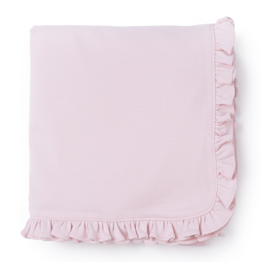 lila and hayes, ruffle blanket