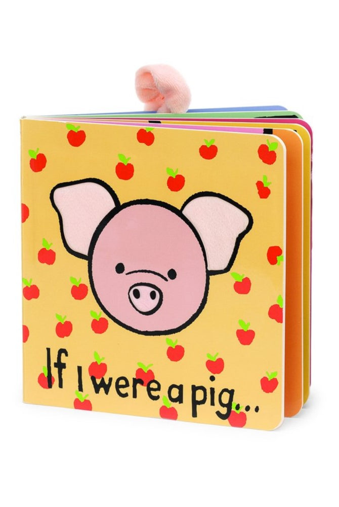 jellycat, jellycat retailer, if i were a pig, board book, best baby boutique, pig book