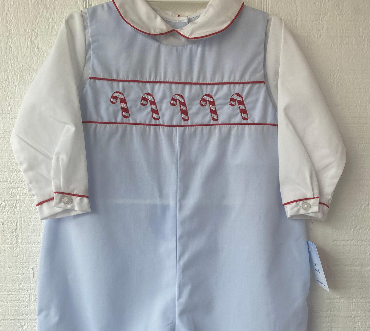 petit ami, candy cane outfit for boys, classic childrens clothing, best baby boutique, baby boy christmas outfit