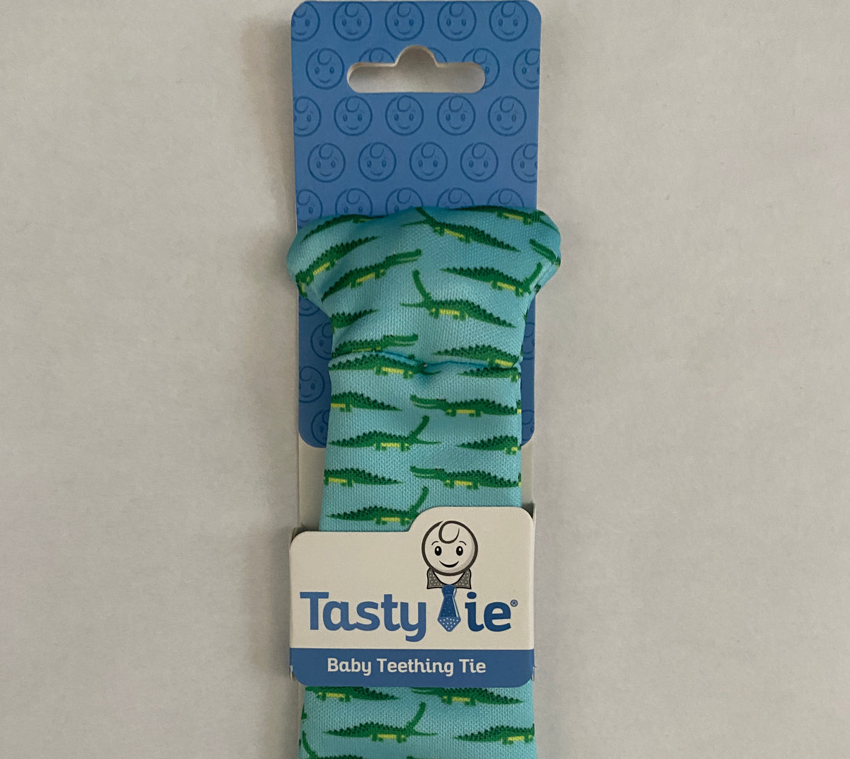 alligator teether, baby botique, tasty tie, baby boy gift, baby teether, alligator