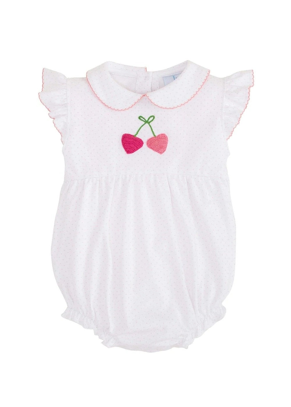 little english, cherry hearts bubble, cute baby girl clothing, classic Childrens clothibg, baby gift, adorable baby girl outfit