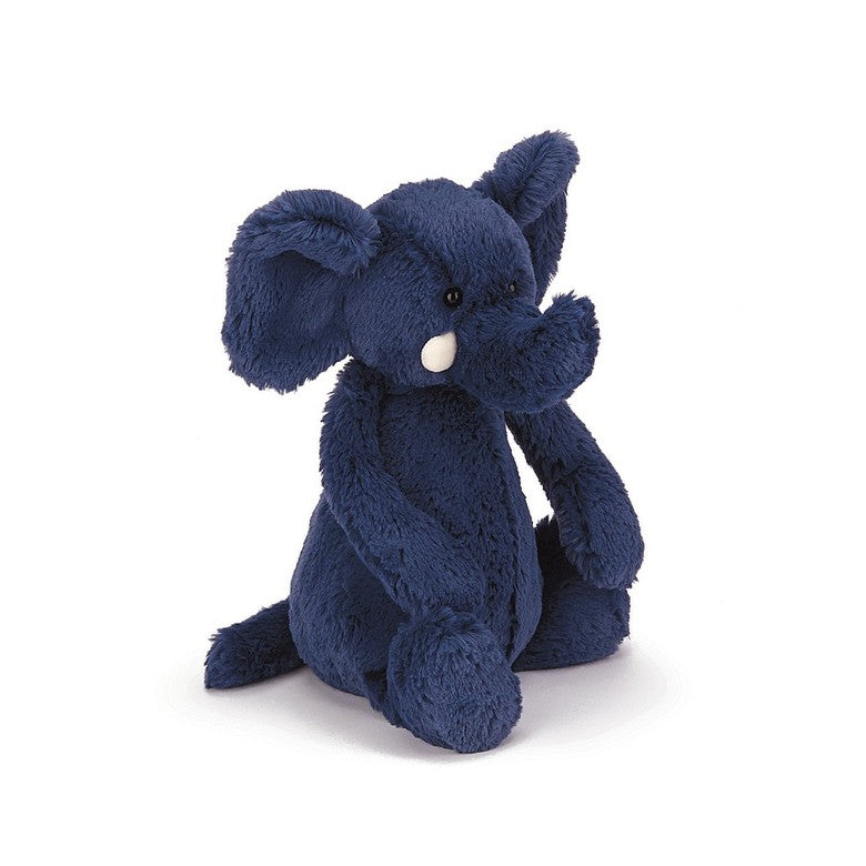 hellycat retailer, medium blue elephant, bashful elephant