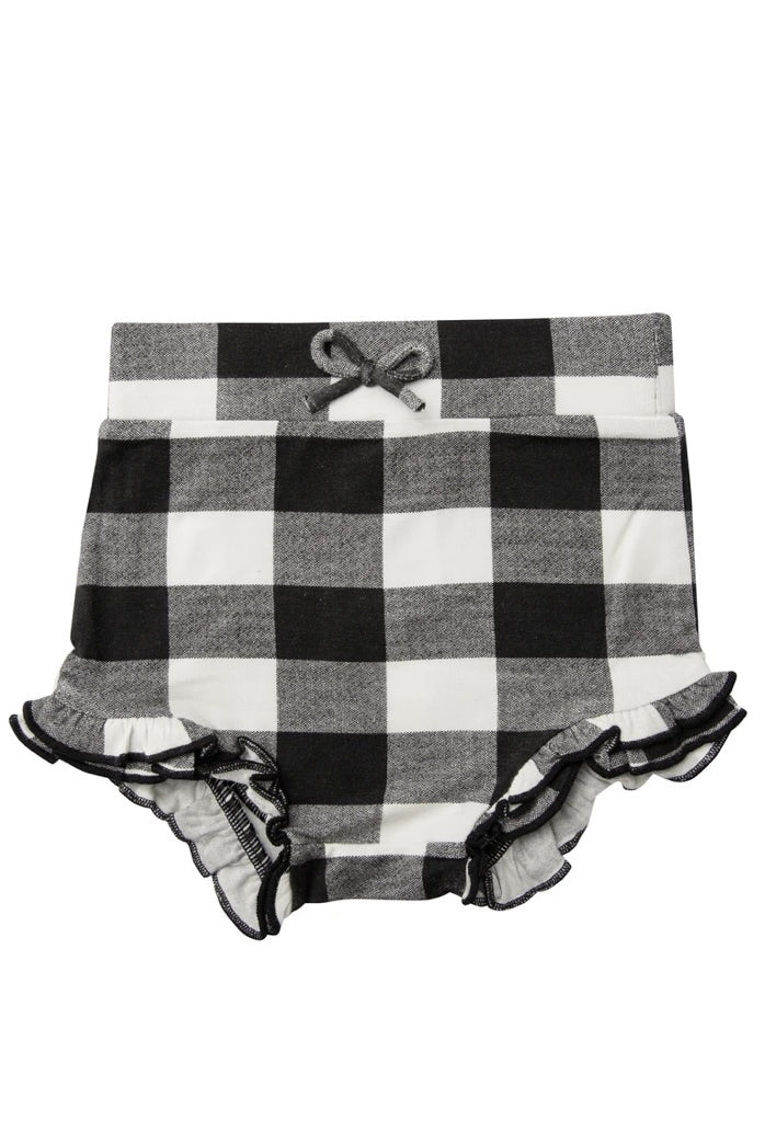 angel dear, high waisted shorts, baby girl clothing, buffalo plaid, newborn baby clothing, beat baby boutique, angel dear