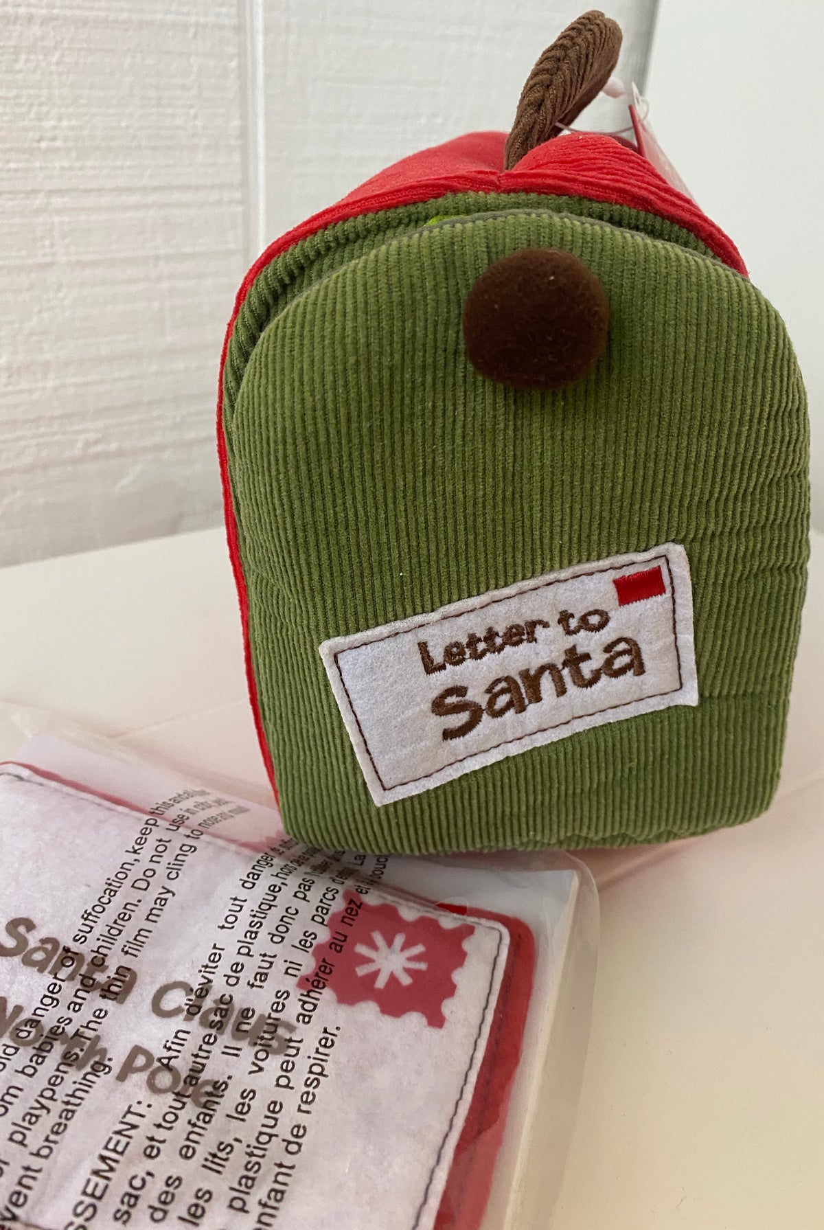 letters to snata, plush mailbox toy, letters to santa christmas toy, baby git, christmas gift