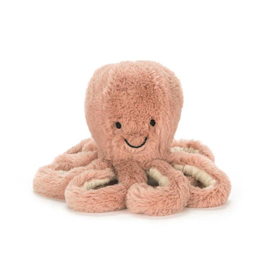 jellycat, jelly cat retailer, odell the octopus, baby plush toy, best baby boutique, classic childrens boutique, baby gift, octopus plush toy