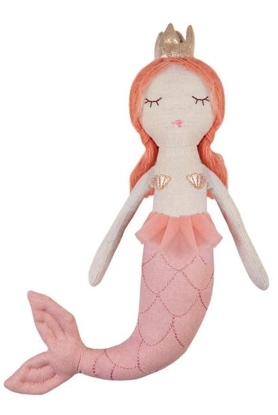 mermaid doll, melody the mermaid, girl plush toy,