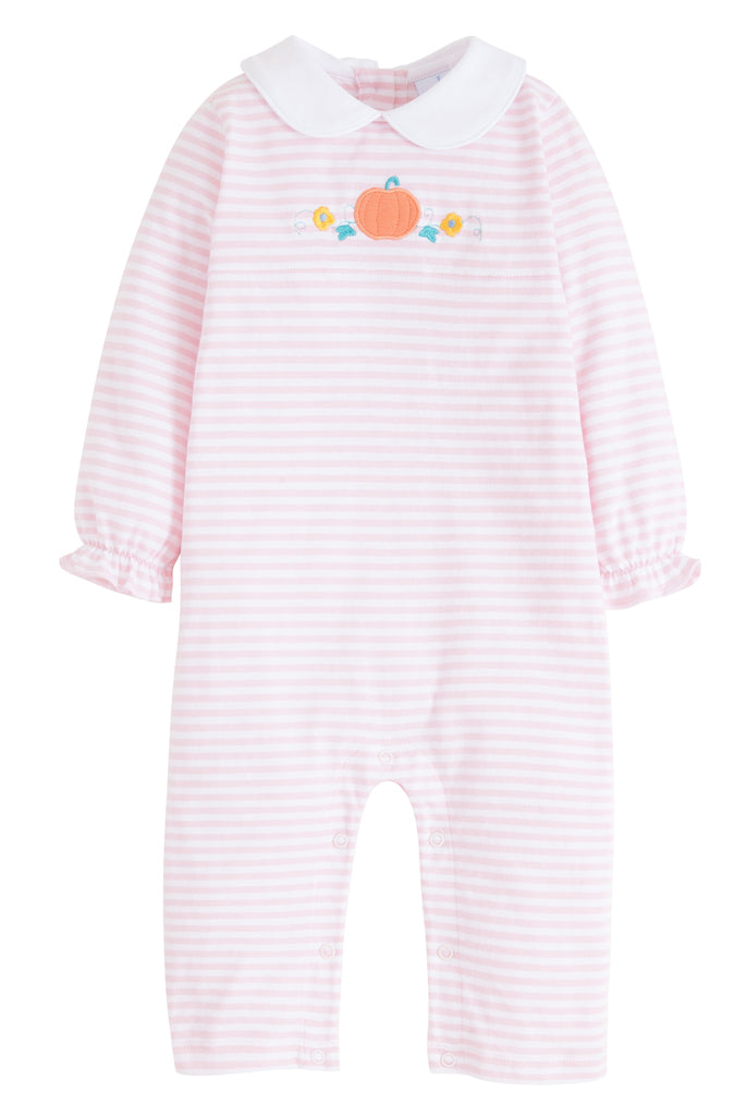 little english, evelyn pumpkin romper, little english retailer