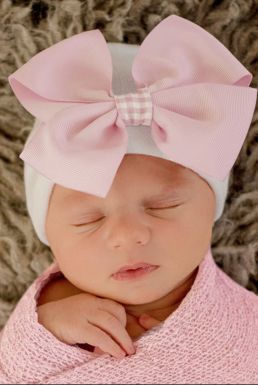 newborn hospital hat, newborn photo prop, newborn photography, baby girl newborn hat, best baby boutique, baby beanie, baby hat, hospital hat