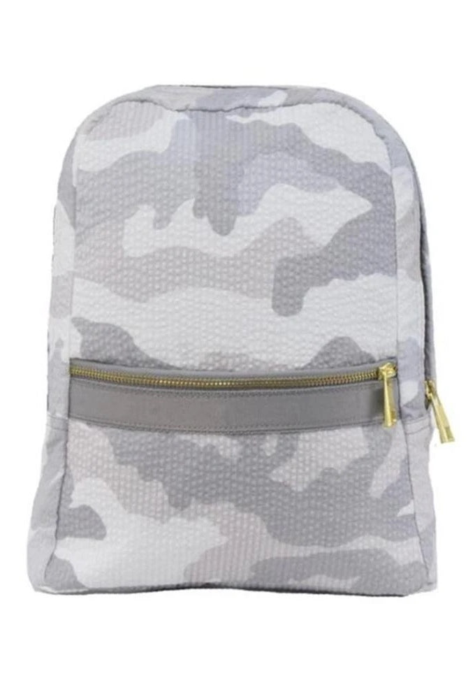 oh mint, snow camo backpack, oh mint retailer, best baby boutique, monogrammed backpack