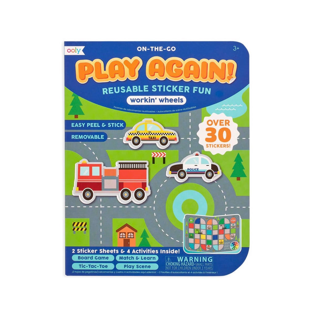 ooly, play again, mini activity kit, reusable sticker kit, best baby boutique, arts and crafts, 