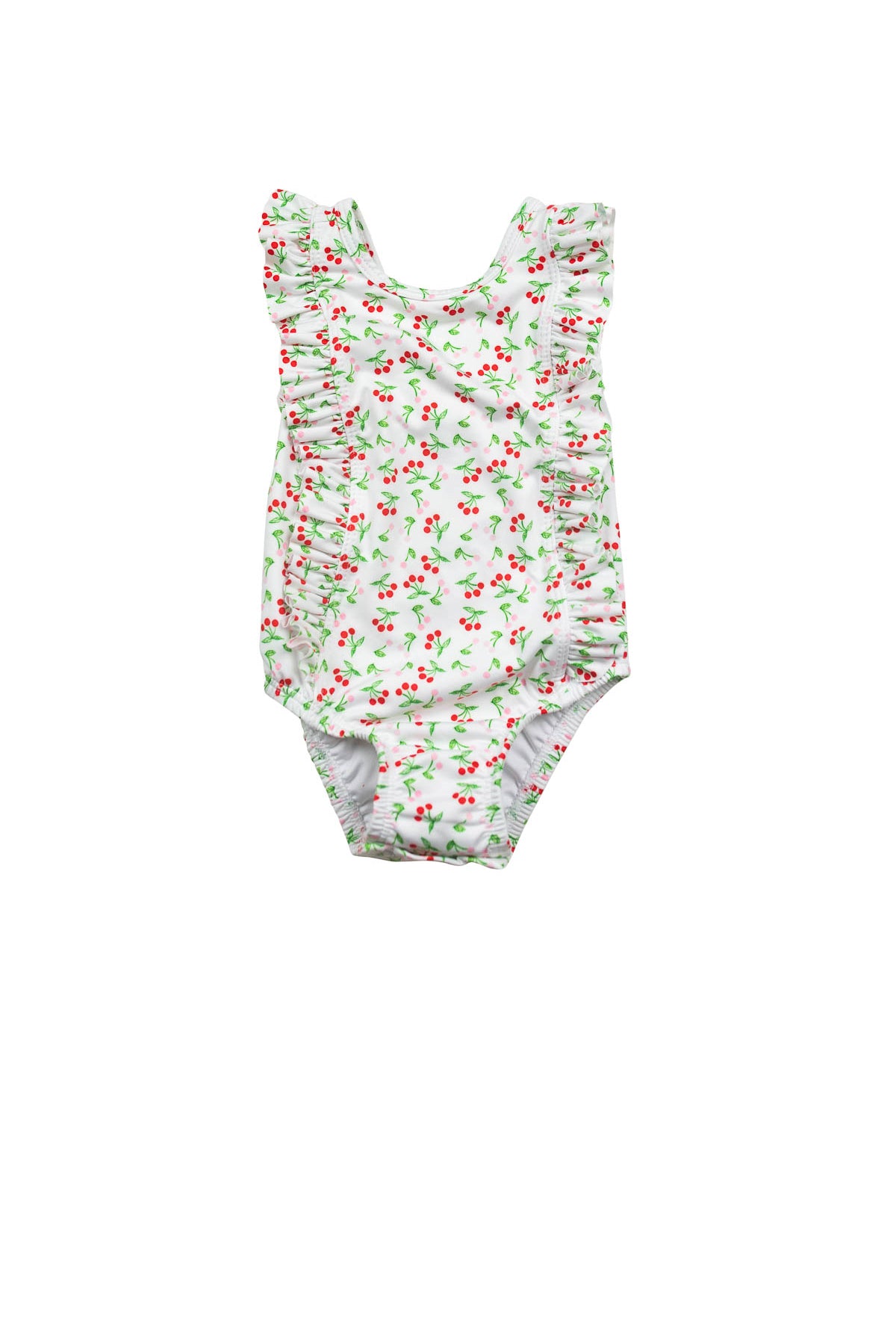 Proper Peony Cherry One Piece Swimsuit for Toddler Girls