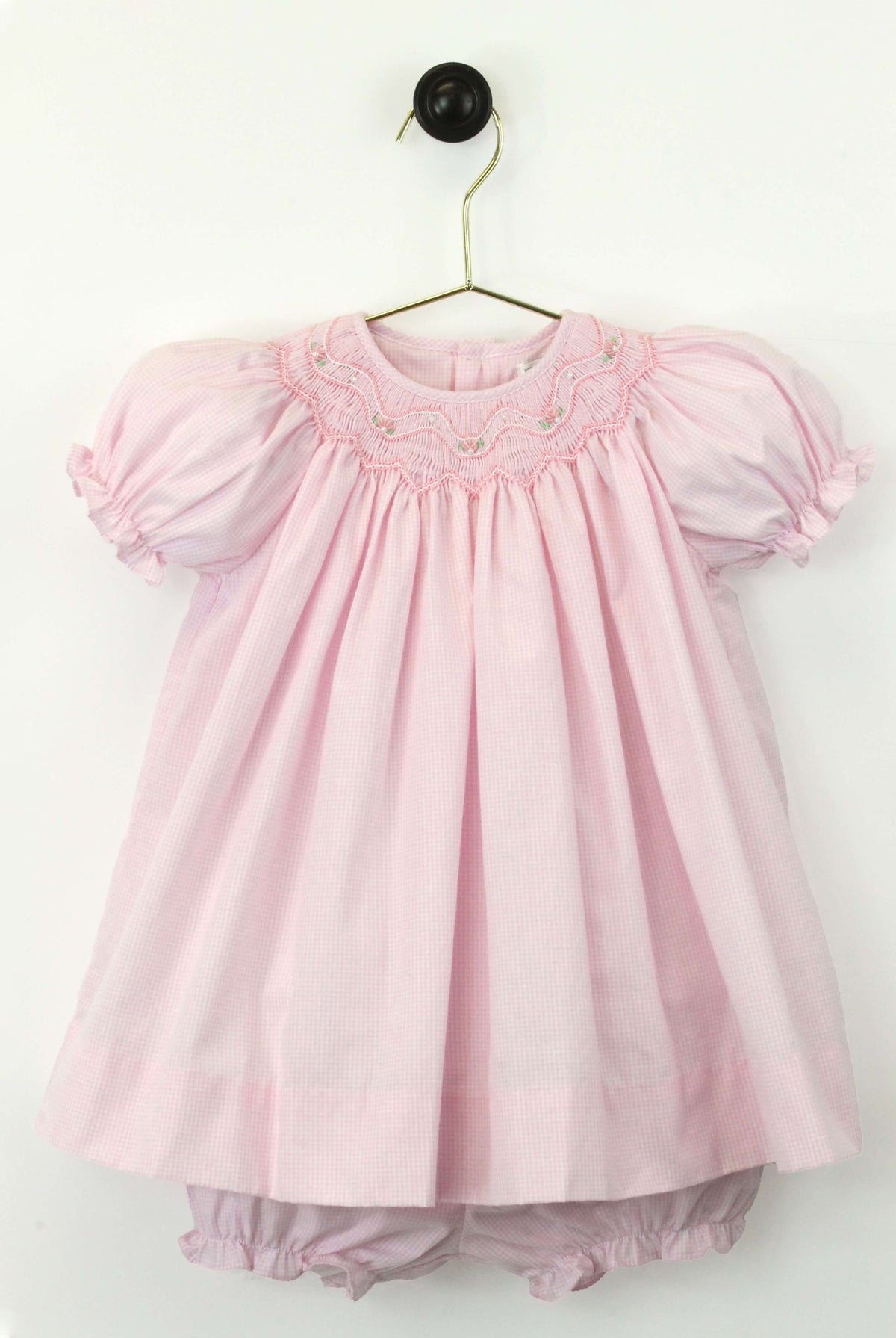 smocked baby girl dress, petit ami retailer, cute baby girl clothing, classic childrens clothing