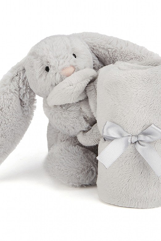 Jellycat, bashful bunny soother, jellycat retailer, bunny blankie