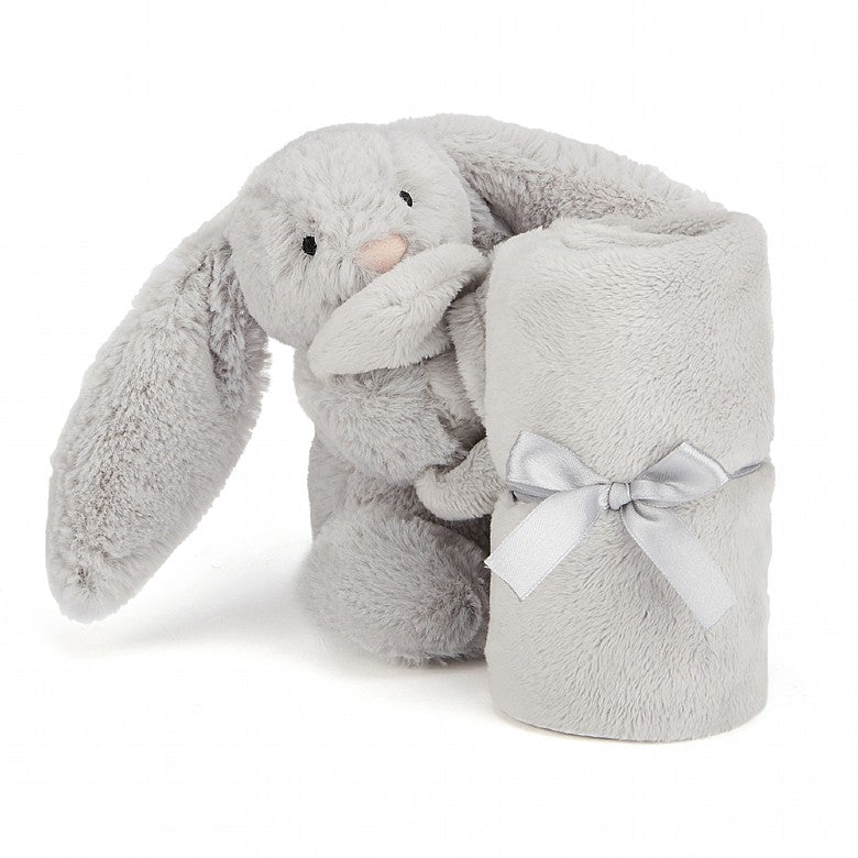 Jellycat, bashful bunny soother, jellycat retailer, bunny blankie