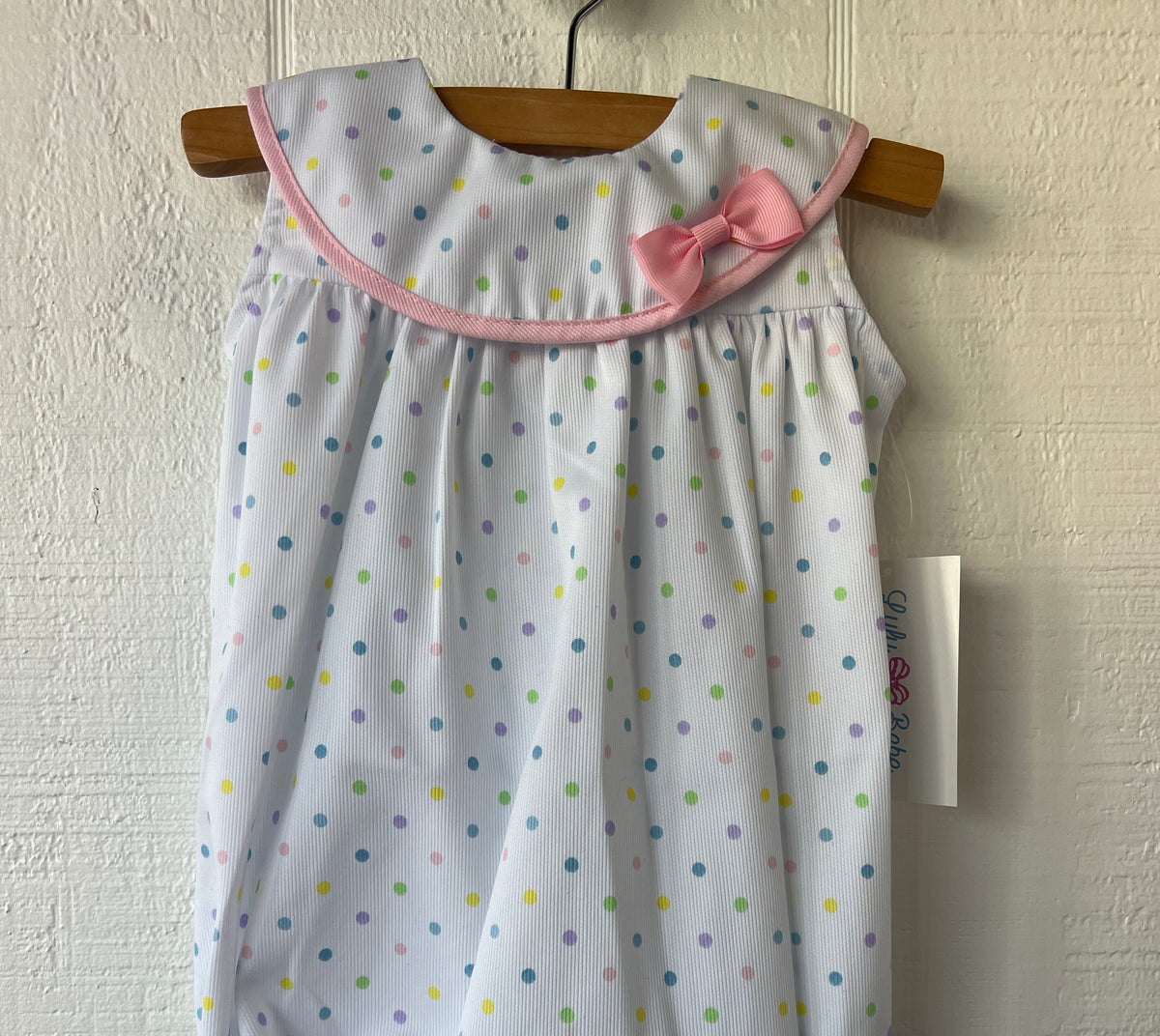 lulu bebe, baby girl clothing, girl bubble, polka dot bubble, best baby boutique, cute baby girl clothes, baby gift, classic childrens clothing