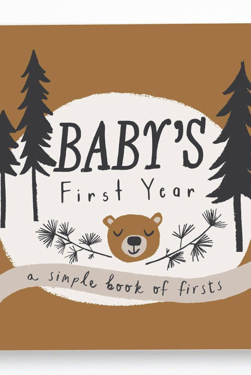 little camper book of firsts, memory book, camp theme baby gift, baby gift, lucy darling, book of firsts