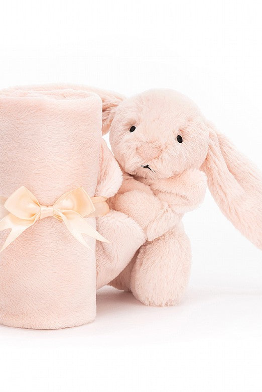 jekkycat, bashful blush bunny soother, bunny blankie, jellycat retailer