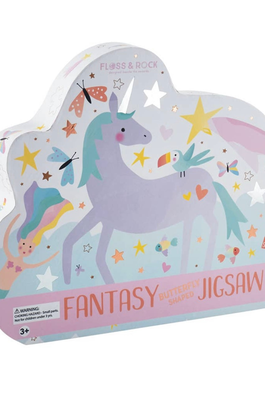 fantasy jigsaw, floss and rock, puzzle, toddler puzzle, unique puzzle, best baby boutique