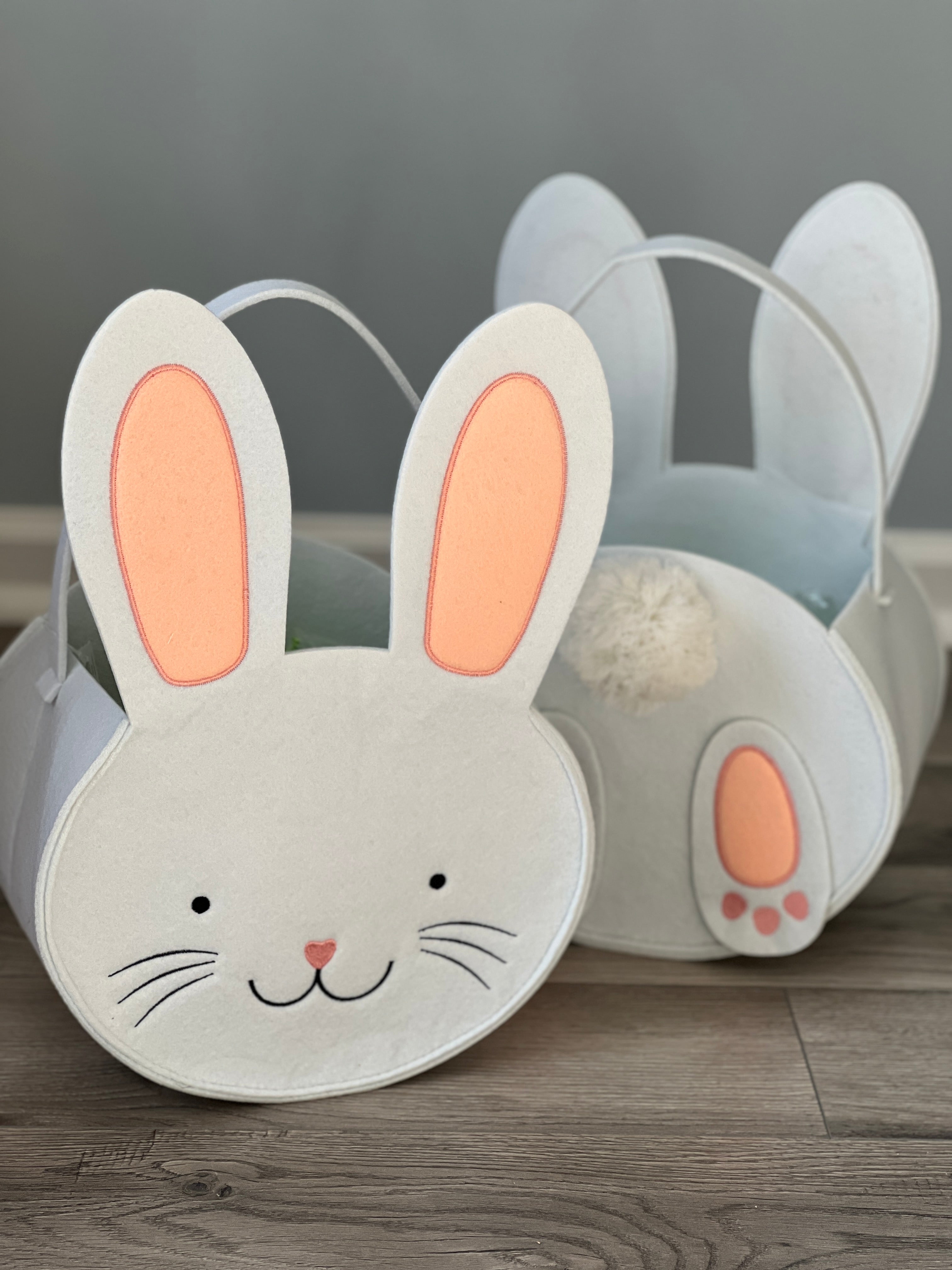 Personalized Easter basket, bunny easter basket, easter basket, easter ideas, bunny ears, cute basket, best baby boutique, monogrammed easter basket, personalized easter basket