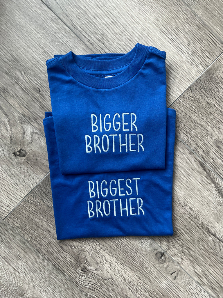big brother tees, custom tees for sinking, sibling gift