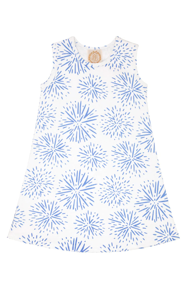 the Beaufort bonnet company, tbbc, Polly play dress, Boom Sizzle Pop, 4th of july outfit for girls, 4th of july girl dress, TBBC retailer, hidden gem