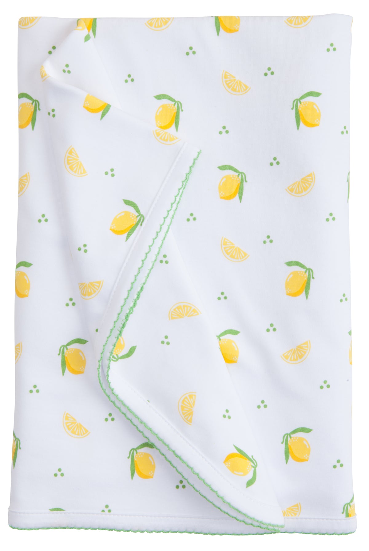 little english, lemon printed blanket, baby gift