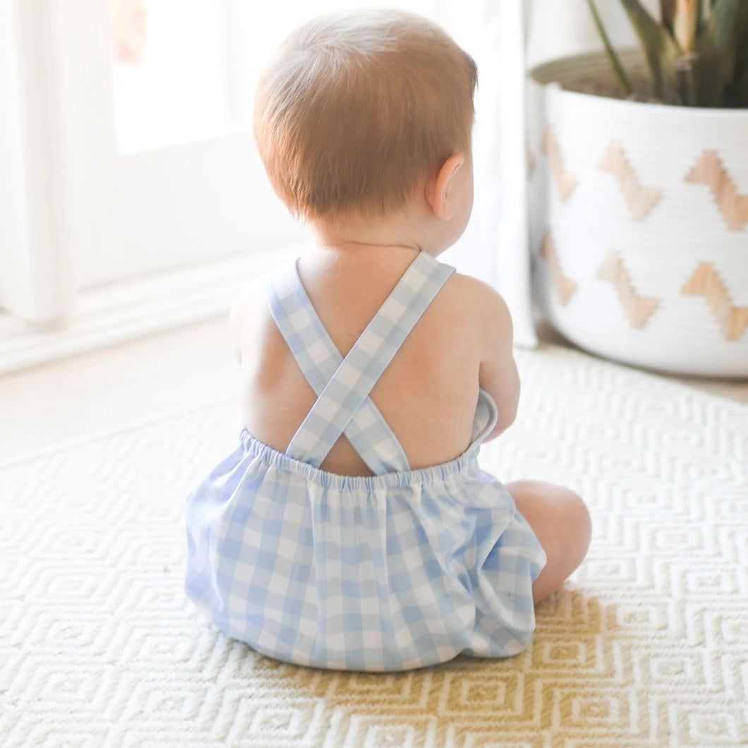 james and lottie, blue check hubble, louie bubble, james and lottie retailer, baby boy clothing, best baby boutique, cute boy ckothes, classic Childrens clothing, baby gift