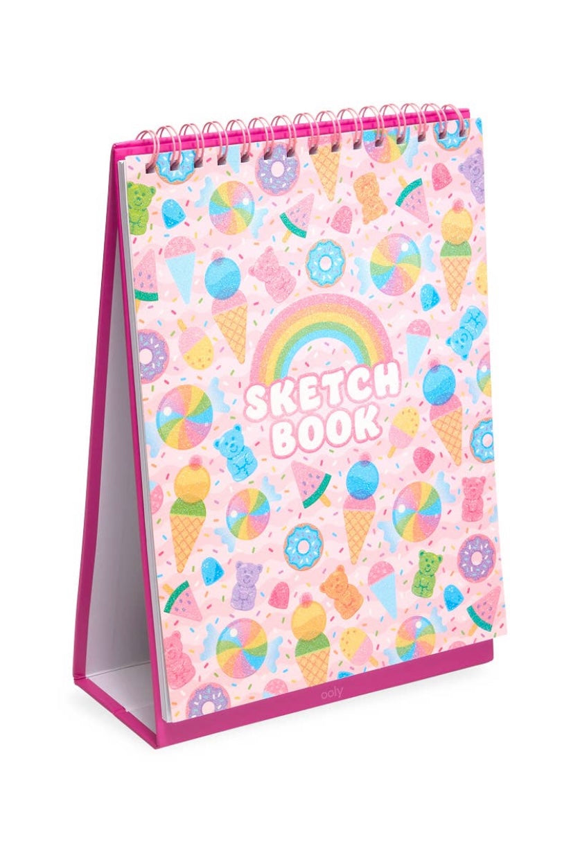 ooly, sketchbook, standing sketchbook, sugar joy sketch pad, arts and crafts for kids