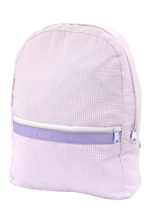 oh mint, princess seersucker backpack, monogrammed backpack, personalized backpack, back to school, kids backpack, baby boutique