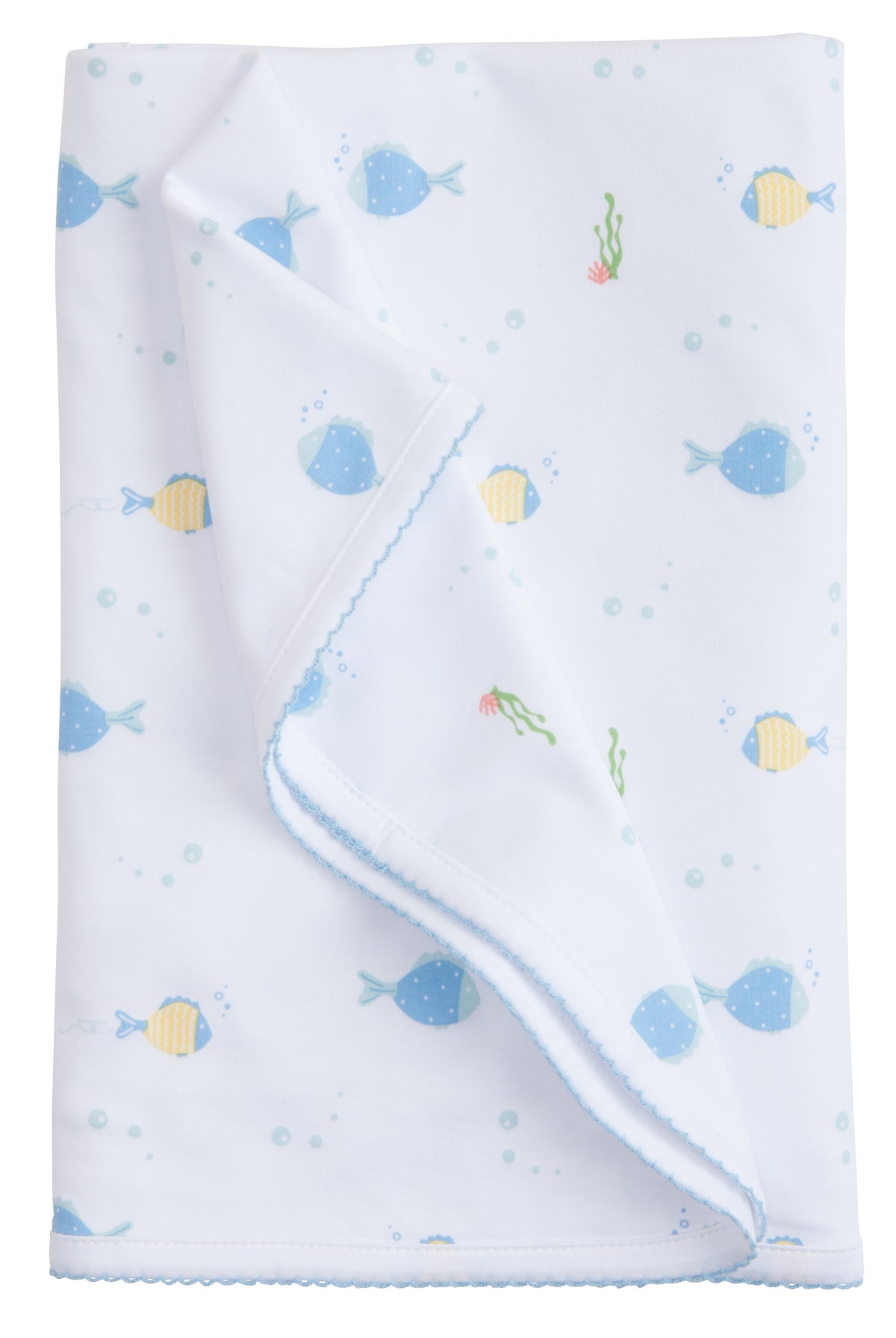 little english, fish printed blanket, cute baby gift, classic baby gift, little English retailer