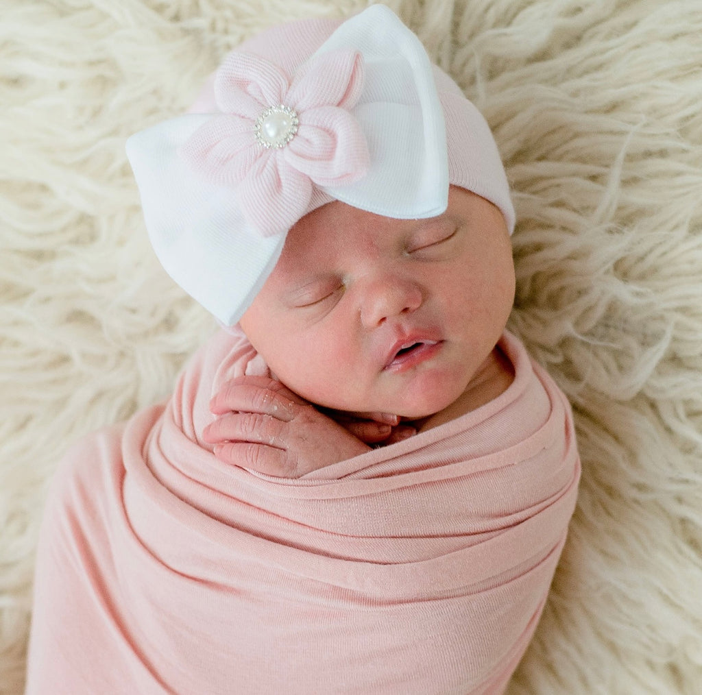 newborn hospital hat, girl newborn hat, baby hospital photo shoot, cute hat for baby pictures