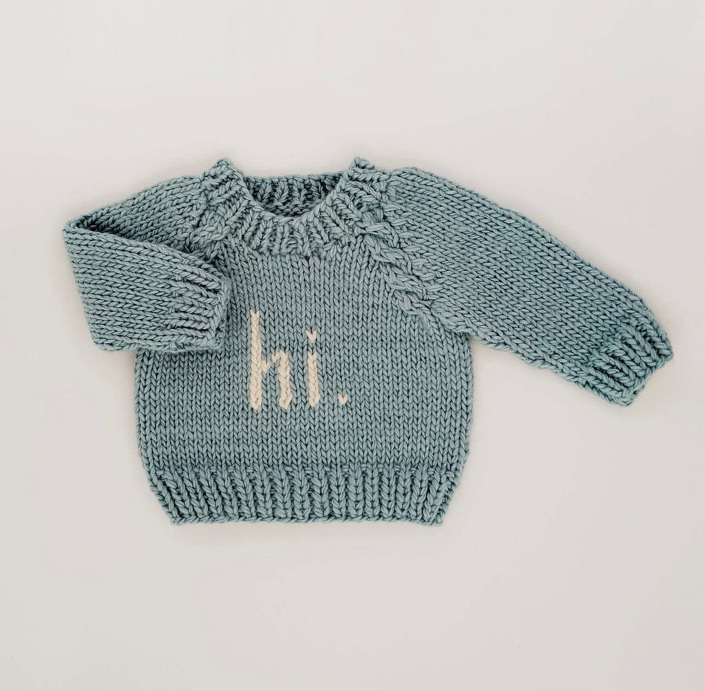 hi baby knit sweater, newborn baby photo props, cute newborn photo ideas, hi sweater for newborn