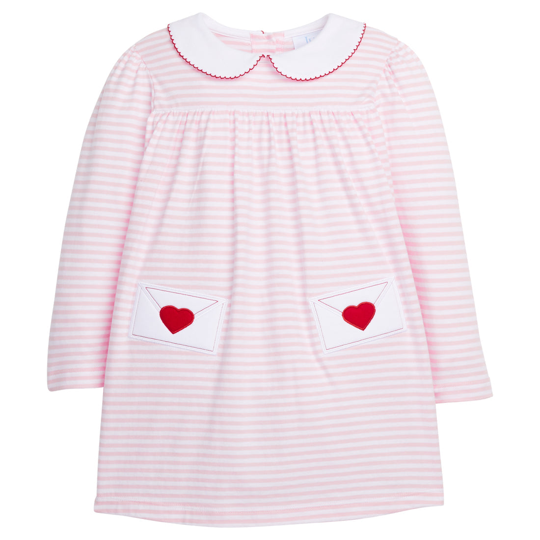 Love Letter Evelyn Dress - Pink Striped Valentine Dress Love Letter Evelyn Dress - Pink Striped Valentine Dress