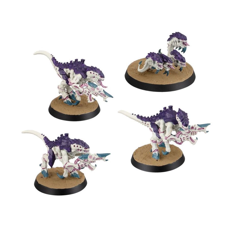 Painted Tyranid Termagants and Ripper Swarm Miniatures