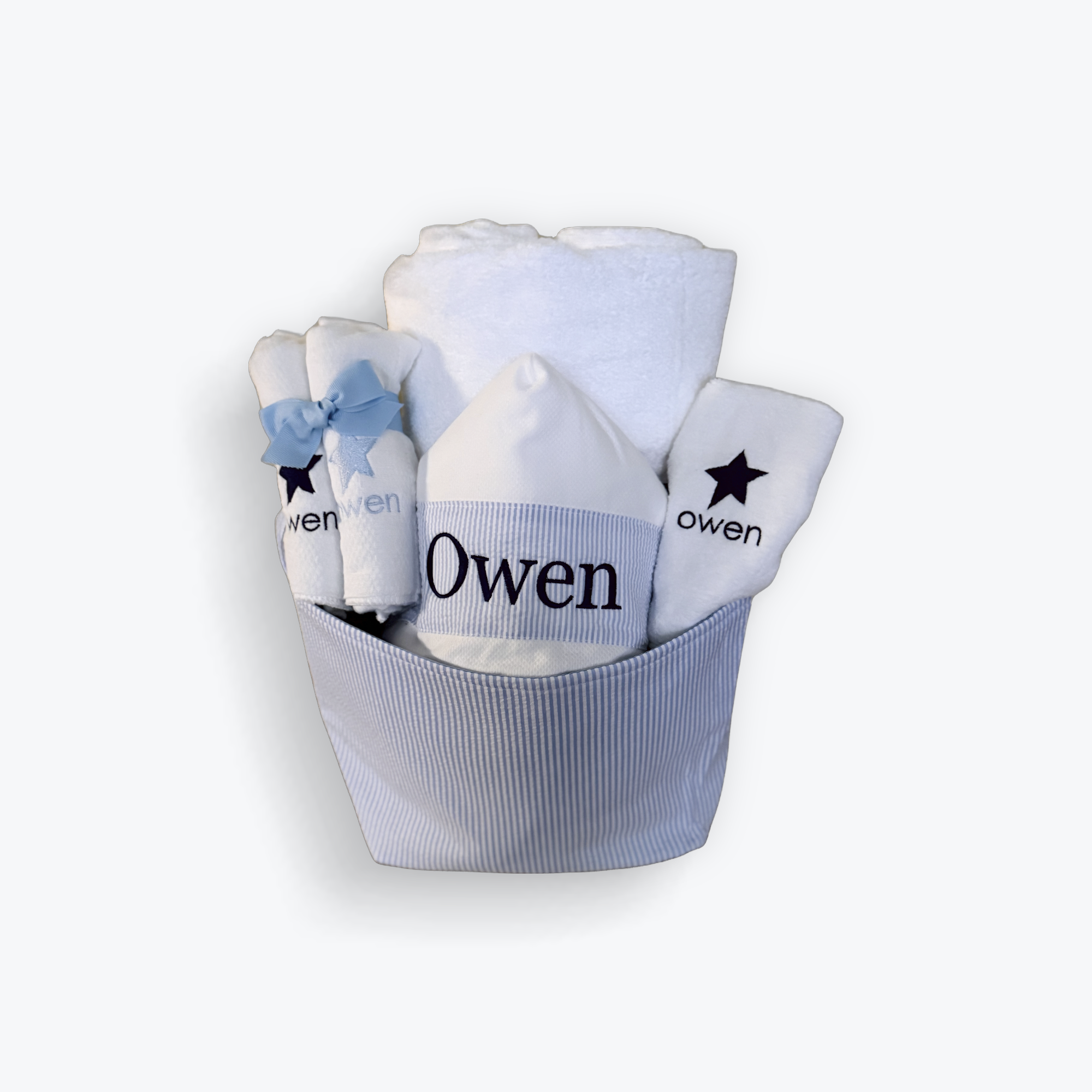 Personalized Baby Gift Basket / Cute as Buttons