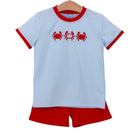 Crab Trio Short Set by Trotter Street Kids