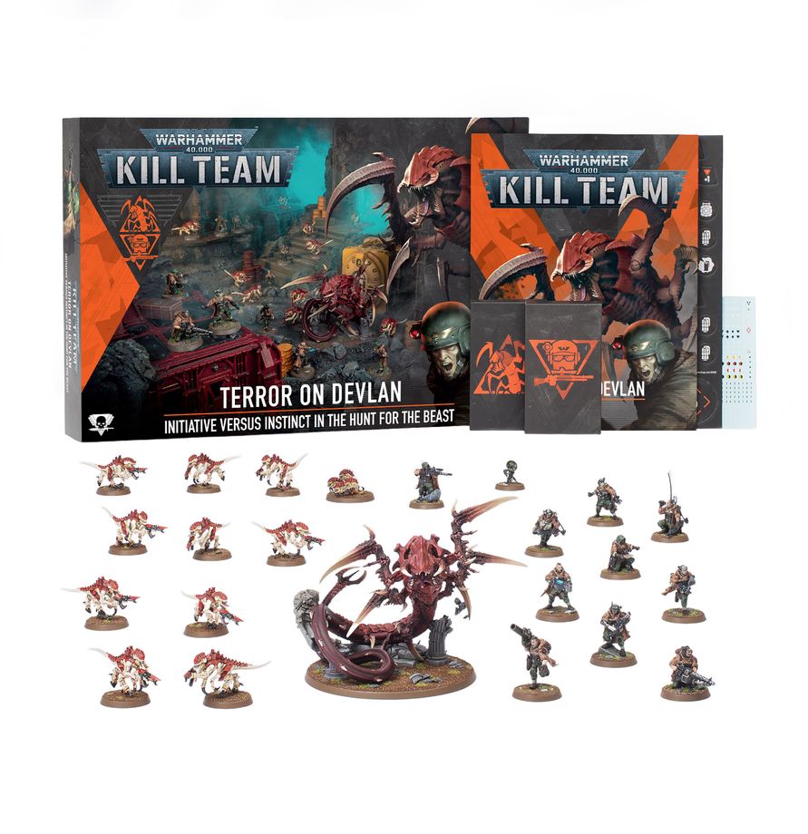 Warhammer 40K Kill Team Terror on Devlan terrain and models