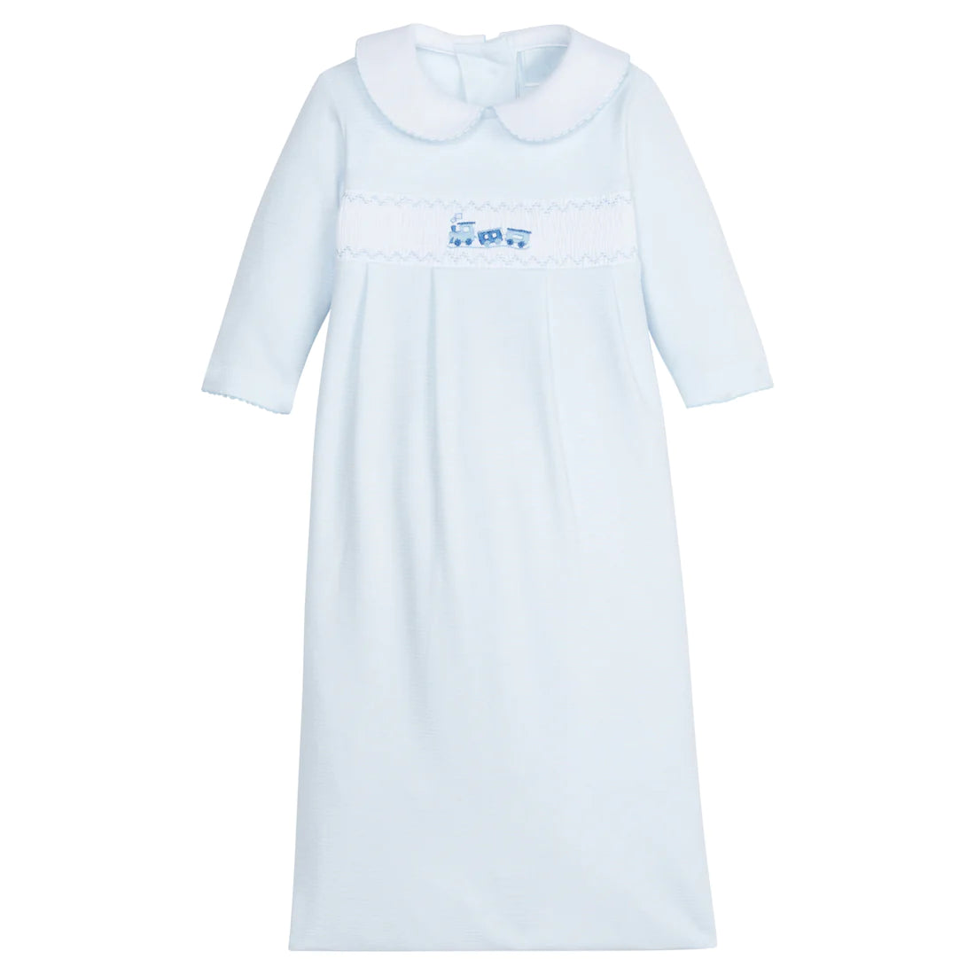 Smocked Newborn Gown-Train by Little English