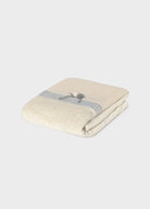 Velour Cream Blanket by Mayoral