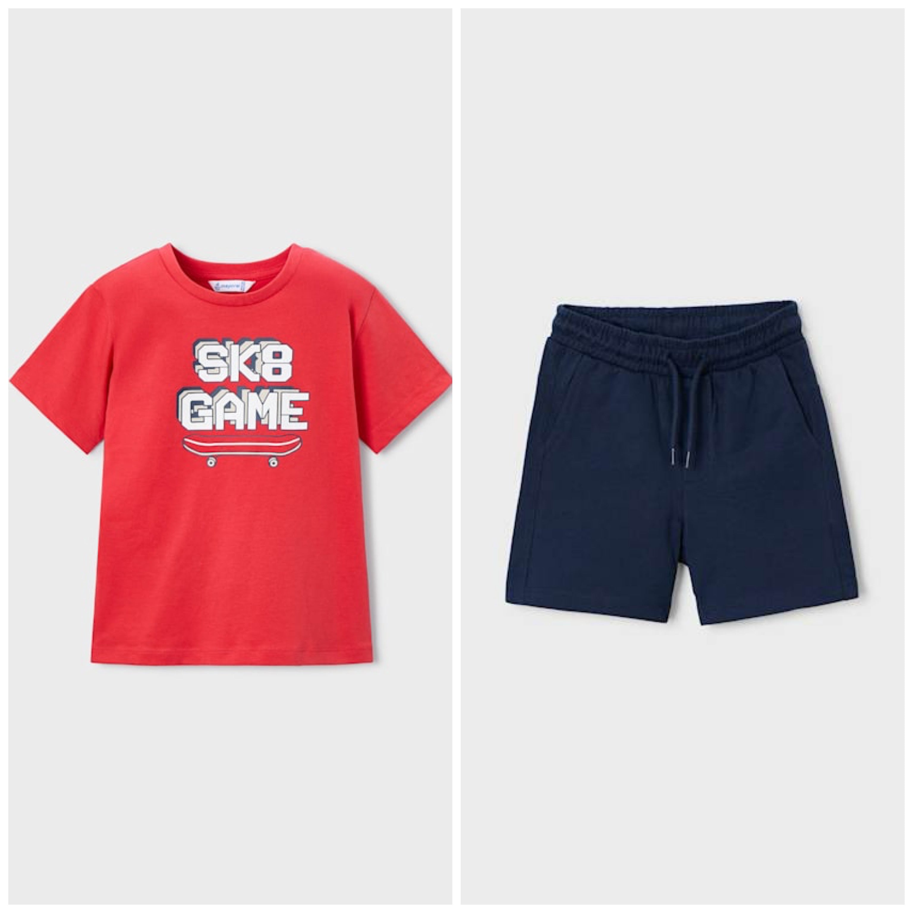 boys SK8 Game short set by Mayoral 2 piece outfit