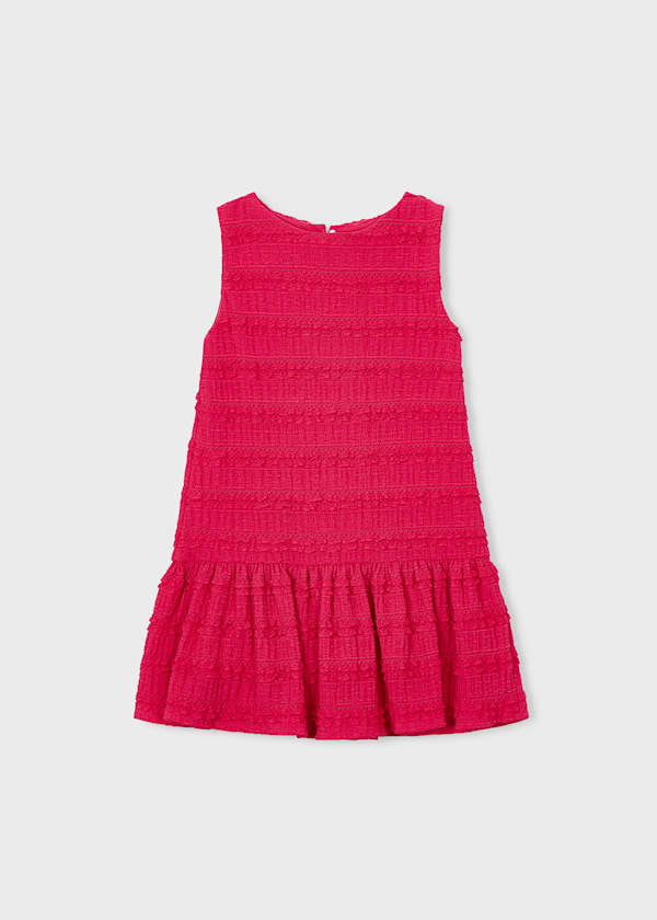 Red Knit Dress for Girls Mayoral