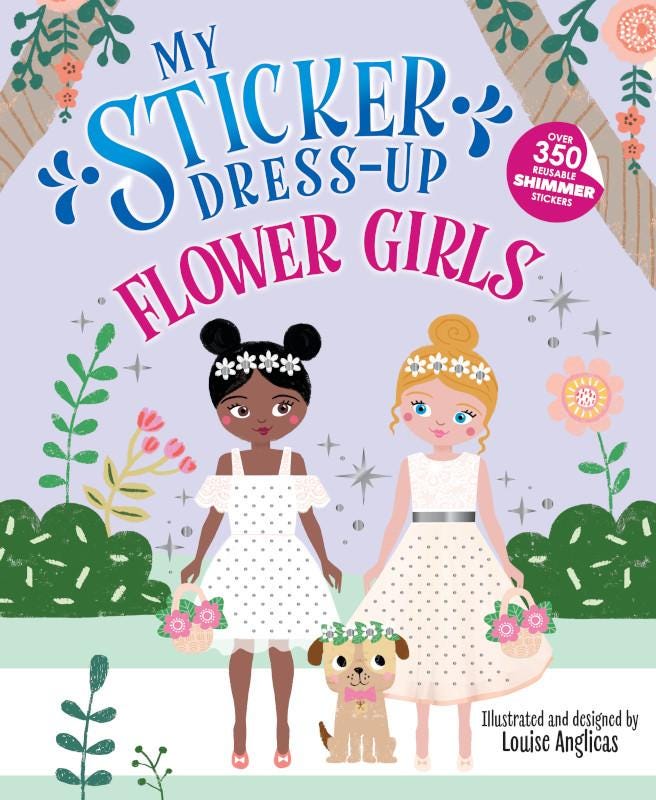 Flower Girl Sticker Book