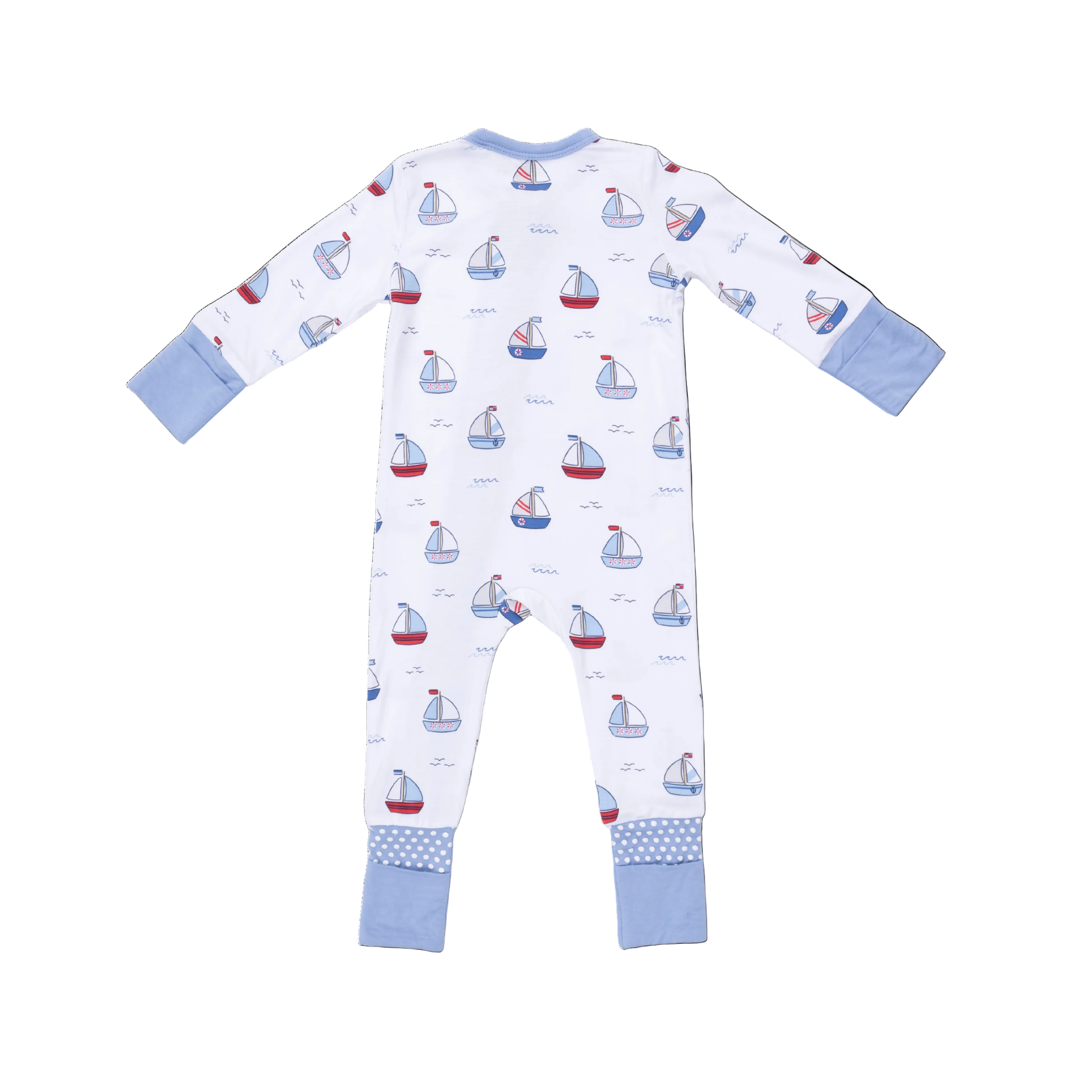 sailboat bamboo baby sleeper