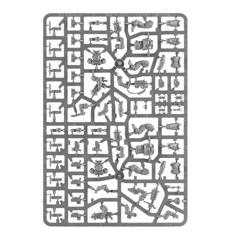 Intercessor Squad plastic model kit sprue1