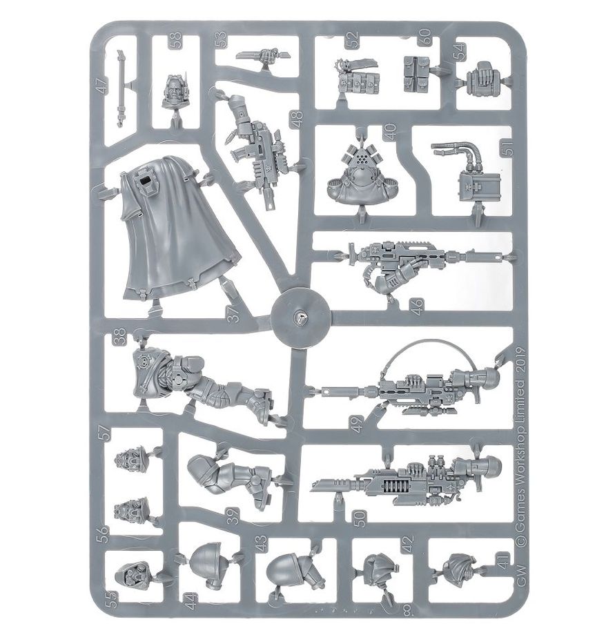 Space Marines Eliminators model kit Sprue 3