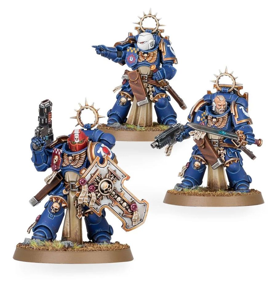 Bladeguard Veterans assembled miniatures
